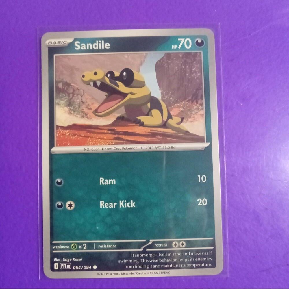 Sandile 064/094 Me02: Phantasmal Flames Reverse Holo